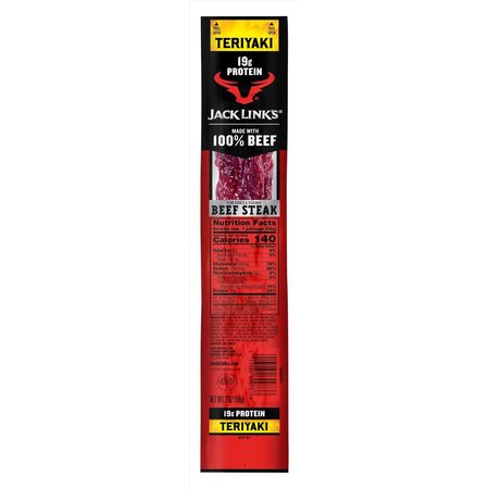 JACK LINKS Jack Link's Jumbo Teriyaki Beef Steak 2 oz Packet 06073